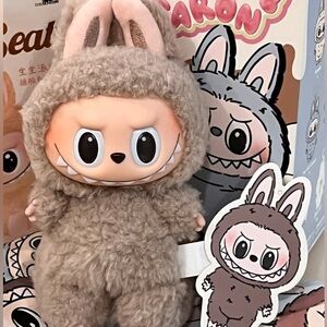 AUTHENTIC NEW Pop Mart LABUBU Exciting Macaron Vinyl Plush Blind Box - Toffee